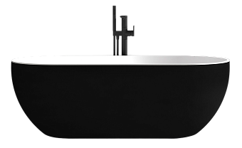 Ванна акриловая Abber AB9241MB 172х79см отдельностоящая