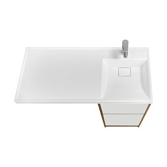 Тумба под раковину напольная Акватон Лондри 1A267001LHDR0 49,6х42х86см