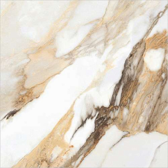 Полированный керамогранит Global Tile Borghini_GT GT60605403MCR белый 60х60см 1,44кв.м.