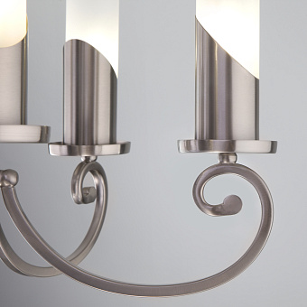 Люстра подвесная Eurosvet Banci 60117/5 никель 60Вт 5 лампочек E14