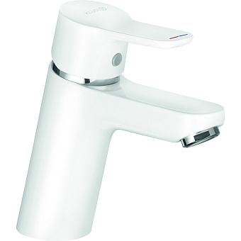 Смеситель для раковины KLUDI Pure Easy 370289165 белый/хром