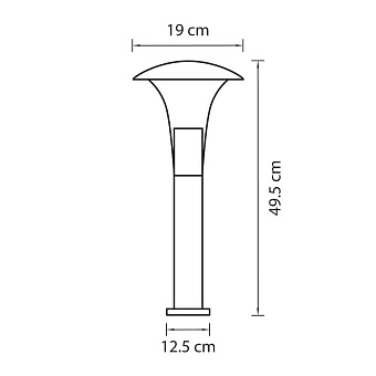 Светильник ландшафтный Lightstar Arroto 378937 6Вт IP55 LED чёрный
