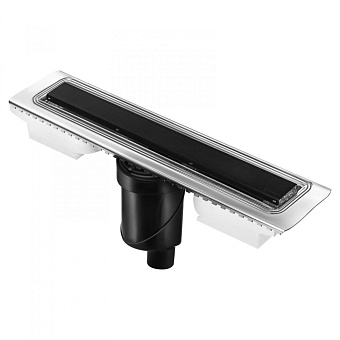 Щелевой душевой трап BERGES C1 Norma 600 69,5х12,1см вертикальный сток