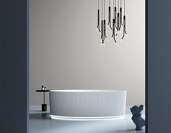 Ванна акриловая Abber AB9327 180х85см отдельностоящая