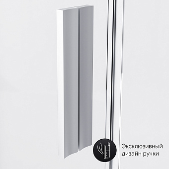 Угловое ограждение AM-PM Gem W90G-405-090MT 190х90см стекло прозрачное