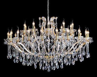 Люстра подвесная CRYSTAL LUX HOLLYWOOD HOLLYWOOD SP20+10 GOLD 1200Вт 30 лампочек E14