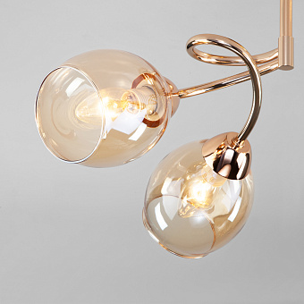 Люстра потолочная Eurosvet Roselyn 30171/4 золото 40Вт 4 лампочек E14