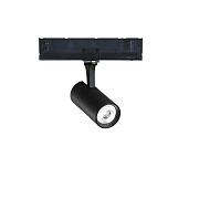 Трековый светильник IDEAL LUX FOX 302539 8Вт LED чёрный для трёхфазного трека