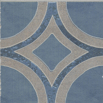Вставка KERAMA MARAZZI Онда OS\B246\SG606220R серый/синий 7,2х7,2см 0,233кв.м.