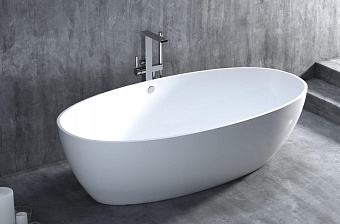 Ванна каменная SALINI ALDA 178х96см S-Stone (Solix) матовая