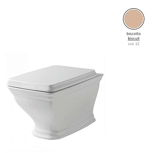 Унитаз подвесной ArtCeram Civitas CIV001 62 00 ободковый