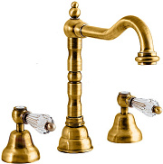 Смеситель для раковины CAPRIGO ADRIA-SWAROVSKI 01-021-oro золото