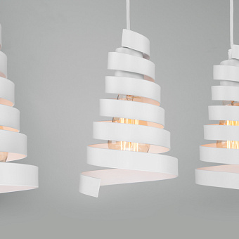 Светильник подвесной Eurosvet Storm 50058/3 белый 40Вт E27