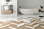 Матовый керамогранит WOW 60 Grad 120277 Grad Chevron B Wood Mid 9,8х52,2см 0,456кв.м.