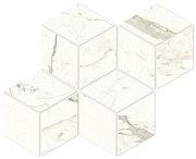Керамическая мозаика Atlas Concord Италия Marvel Shine A42W Calacatta Prestigio Mosaico Esagono Lapp 30х35см 0,42кв.м.