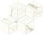 Керамическая мозаика Atlas Concord Италия Marvel Shine A42W Calacatta Prestigio Mosaico Esagono Lapp 30х35см 0,42кв.м.