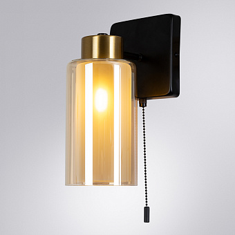 Бра Arte Lamp LEO A7027AP-1BK 40Вт E14