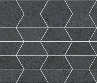 Керамическая мозаика ABK Crossroad Chalk PF60000582 Mos. Gem Coal 34х30см 0,48кв.м.