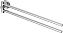 Полотенцедержатель IDEAL STANDARD IOM A9131AA хром 4,8см