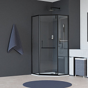 Угловое ограждение RGW Hotel 350608400-14 HO-084B 195х100см стекло прозрачное