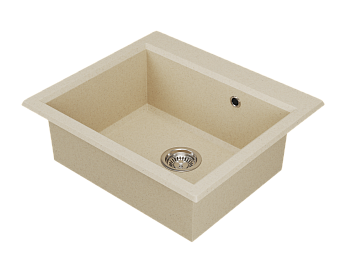 Мойка кухонная Акватон Линеа 1A733032LW260 51,7х58,4см латте