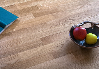 Паркетная доска Upofloor NEW WAVE дуб OAK SELECT BRUSHED MATT 3011078168200112 2266х188х14мм 3,41кв.м 3-полосная