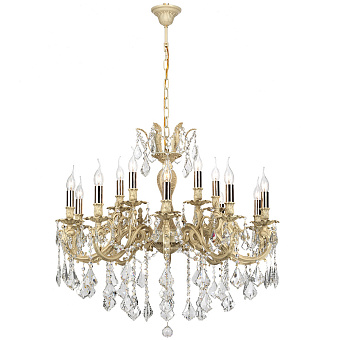 Люстра подвесная Lucia Tucci BARLETTA 122.10.5 cream white 900Вт 15 лампочек E14