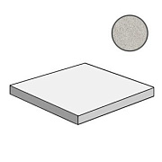 Плитка для ступеней Atlas Concord Италия MARVEL STONE ATGY Clauzetto White Scalino Ang. Sx 33х33см 0,109кв.м. матовая