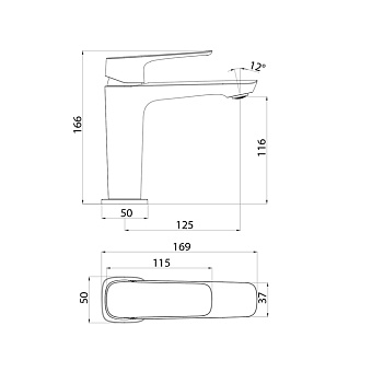 Смеситель для раковины IDDIS Sign SIGSB00i01 хром