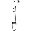 Душевая система Abber Daheim AF8220B чёрный матовый