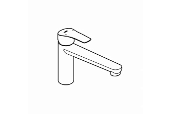 Смеситель для кухни GROHE Eurosmart 30463DC0 поворотный излив сталь
