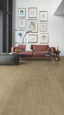 Виниловый ламинат Quick-Step Дуб бархатный песочный BAGP40159 1256х194х2,5мм 33 класс 3,655кв.м