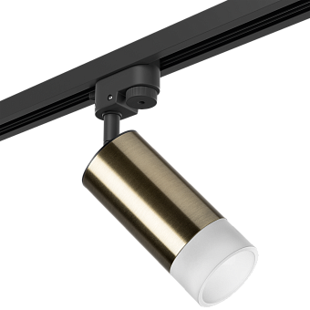Трековый светильник Lightstar Rullo R1T43131 50Вт GU10 бронза для однофазного трека