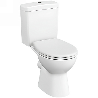 Унитаз напольный VITRA S10 9864B003-7201 безободковый с микролифтом