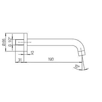 Излив Paini 78CR207CAN19