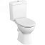Унитаз напольный VITRA S10 9864B003-7201 безободковый с микролифтом