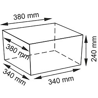 Корзина для белья WASSERKRAFT Kammel WB-180-L бежевый 30,1л