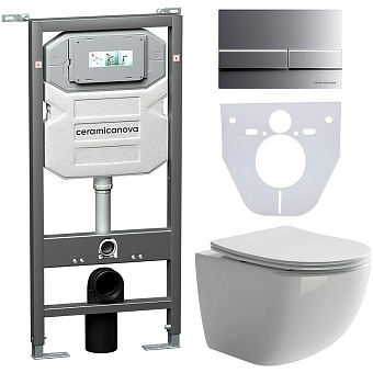 Инсталляция с унитазом Ceramica Nova CN3009_1002M_1000