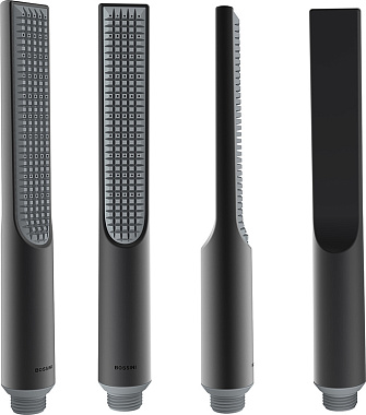 Ручной душ BOSSINI Apice B00910.073 чёрный матовый