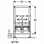 Инсталляция для биде GEBERIT Duofix 111.524.00.1