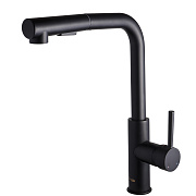 Смеситель для кухни Maxonor PL4287-7 поворотный излив чёрный