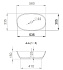 Раковина накладная SALINI CALLISTA 1101106G S-Sense глянцевая 56х33,5см