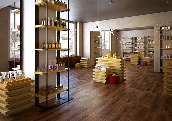 Бордюр MARAZZI ITALY TreverkMood MH06 Battiscopa BT Treverkmood Mogano 7,5х90см 1,013кв.м.