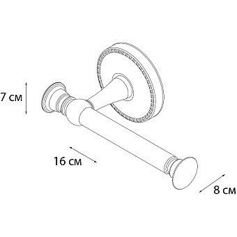 Держатель туалетной бумаги FIXSEN Adele FX-55010A хром
