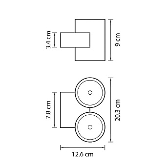 Светильник архитектурный Lightstar Paro 362692 32Вт IP65 LED серый