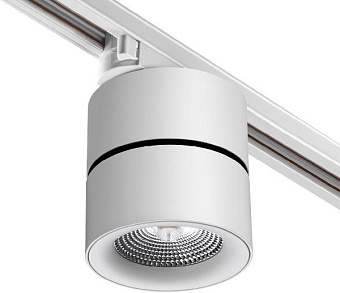Трековый светильник Novotech PORT 358786 25Вт LED белый для однофазного трека