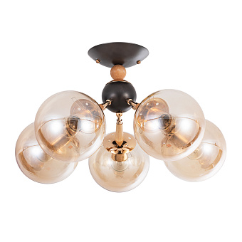Люстра потолочная Arte Lamp BOSTON A4485PL-5BK 40Вт 5 лампочек E27