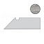 Плинтус Atlas Concord Италия MARVEL STONE ATEQ Bardiglio Grey Battiscopa Sag. DX 30х7,2см 0,259кв.м.