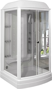 Душевая кабина RADOMIR ДИАНА 1 1-05-6-0-0-0600 118х108х228см стекло прозрачное