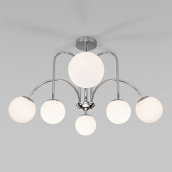 Люстра потолочная Eurosvet Alix 30177/6 хром 40Вт 6 лампочек E27